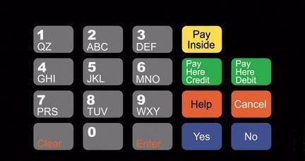 GA-T50064-58 Keypad Overlay