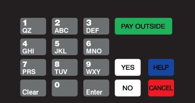 GA-T50064-59G Keypad Overlay