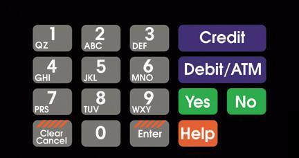 GA-T50064-73 Keypad Overlay