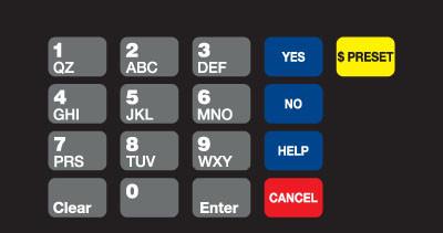 GA-T50064-79 Keypad Overlay