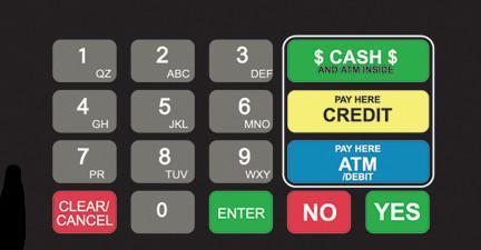 GA-T50064-91 Keypad Overlay