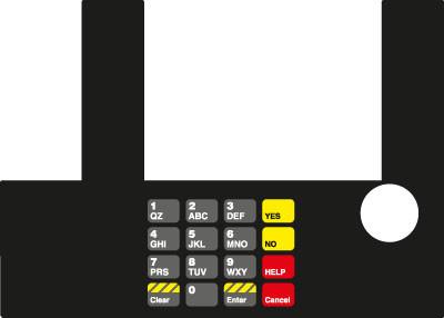 GA-T50038-56 Infoscreen Keypad Overlay