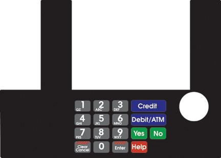 GA-T50038-73 Infoscreen Keypad Overlay