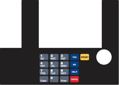 GA-T50038-79 Infoscreen Keypad Overlay