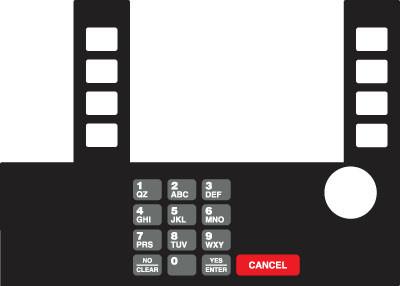 GA-T50038-WAWA Infoscreen Keypad Overlay