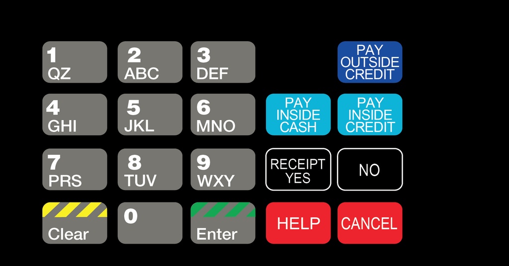 DG1-KPO-C02 Vista Keypad Overlay