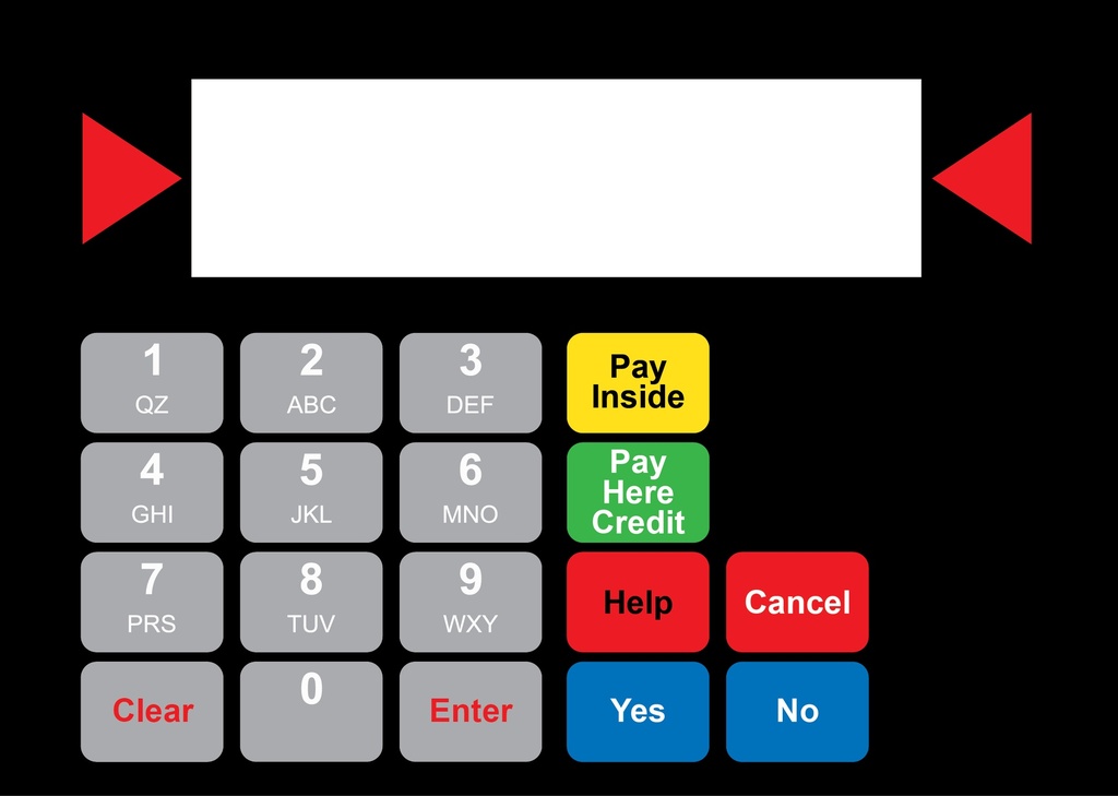 DG1-KPO-2-GL-C02 Vista Keypad Overlay