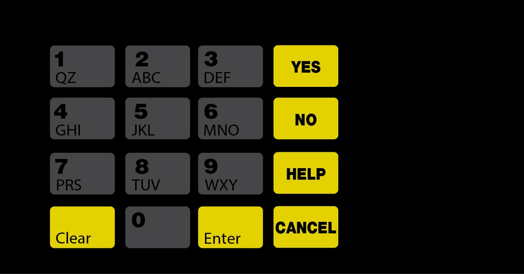 DG10-KPO-1-C03 Keypad Overlay