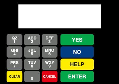 GA-886542-009 Vista Keypad Overlay