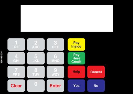 GA-886542-024 Vista Keypad Overlay