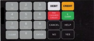 GA-886542-025 Vista Keypad Overlay