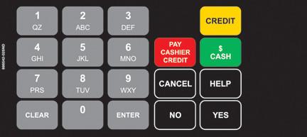 GA-886542-025ND Vista Keypad Overlay