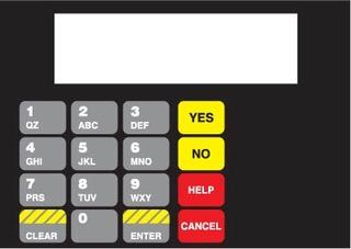 GA-886542-062E Vista Keypad Overlay