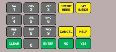 GA-886542-086B Vista Keypad Overlay