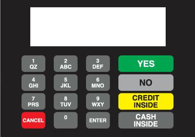 GA-886542-0AL Vista Keypad Overlay