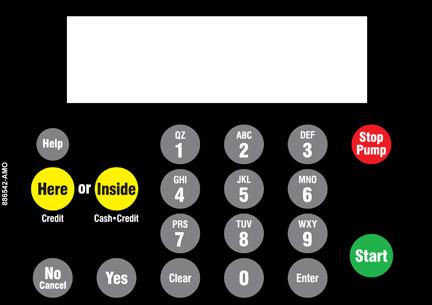 GA-886542-AMO Vista Keypad Overlay