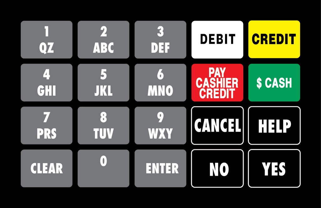 DG4-KPO1-21 Ovation Keypad Overlay