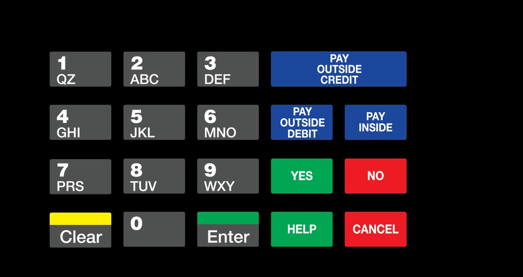 DG4-KPO-C04 Ovation Keypad Overlay