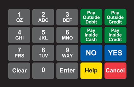 GA-887862-091 Ovation Keypad Overlay