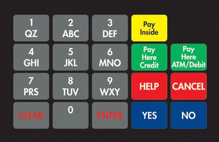 GA-887862-0G3 Ovation Keypad Overlay