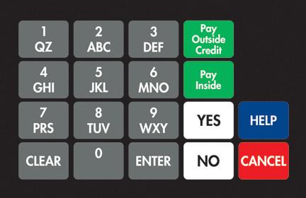 GA-887862-0G7 Ovation Keypad Overlay