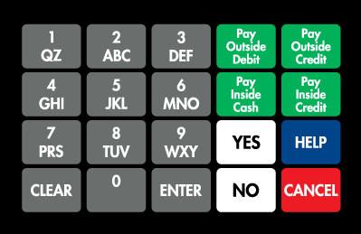 GA-887862-0G7B Ovation Keypad Overlay