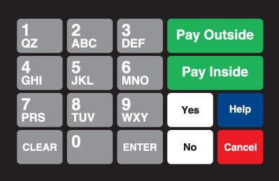 GA-887862-0G9 Ovation Keypad Overlay