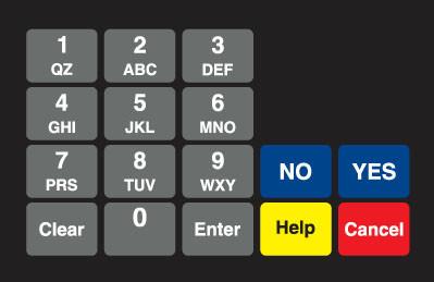 GA-887862-CEN Ovation Keypad Overlay