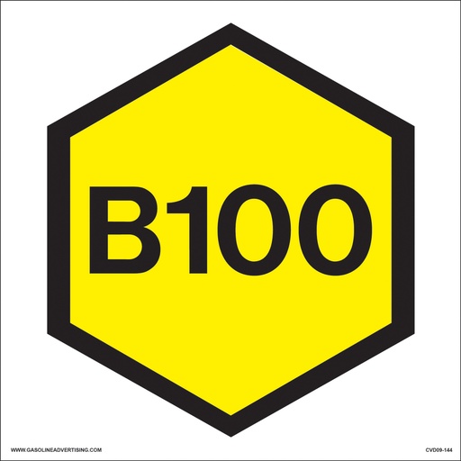 [CVD09-144] CVD09-144 - 6"W x 6"H - B100 Decal