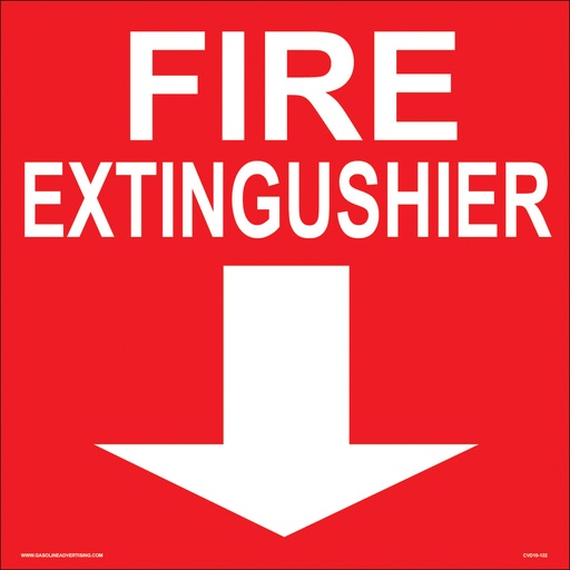 [CVD10-132] CVD10-132 Fire Prevention Decal - FIRE EXTINGUISHER