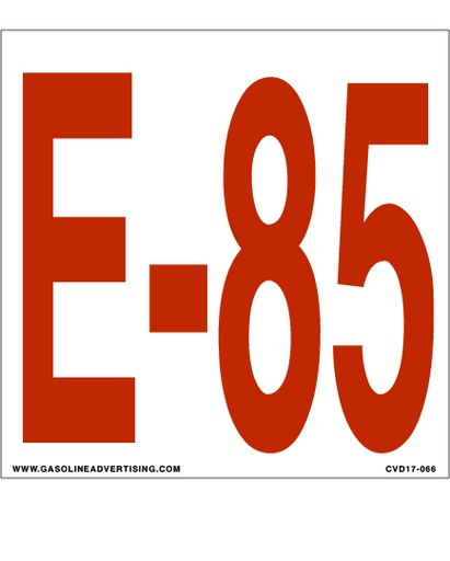 [CVD17-066] CVD17-066 - 6"W X 2"H - E-85 Decal