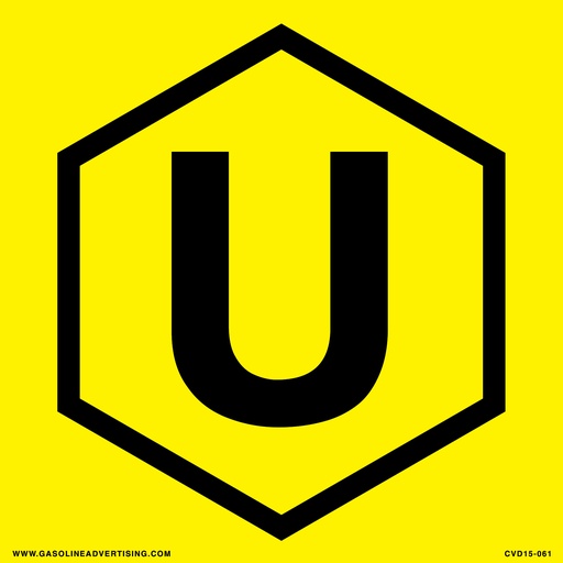 [CVD15-061] CVD15-061 - 6"W X 6"H - UPI SYMBOL FOR ULTRA LOW KEROSENE Decal