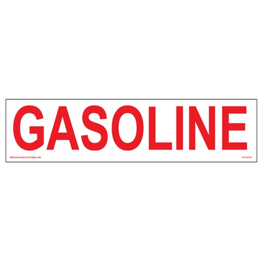 [CVD-HTZ4] CVD-HTZ4 - 24"W x 6"H - GASOLINE Decal