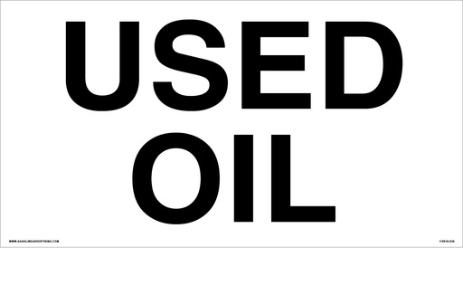 [CVD18-036] CVD18-036 - USED OIL