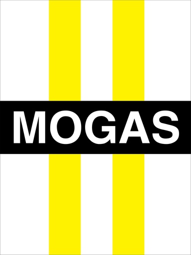 [CVD15-115] CVD15-115 - 18"W X 5"H - MOGAS Decal