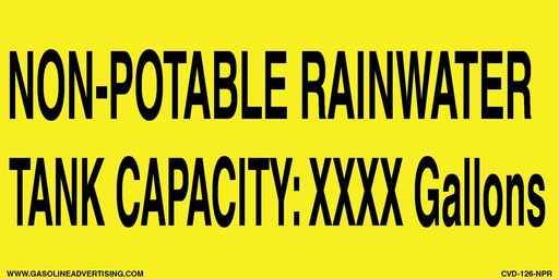 [CVD-126-NPR] CVD-126-NPR - 12"W x 6"H - TANK CAPACITY DECALS