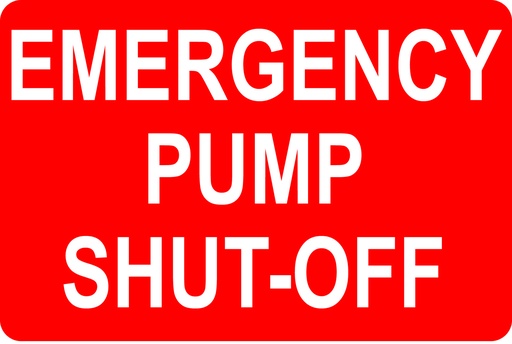 [AS-57] AS-57 - 12" x 8" Metal - Emergency Pump...