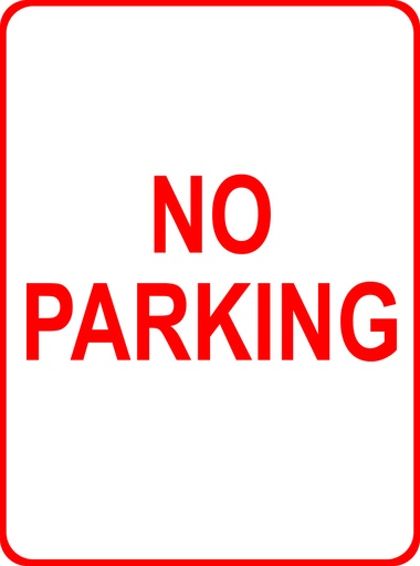 [ATS-01] ATS-01 Sign - No Parking