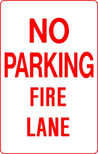 [ATS-04] ATS-04 Sign - No Parking Fire Ln