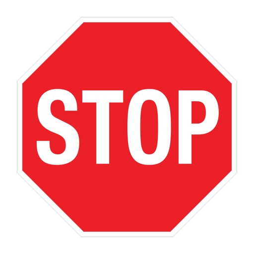 [RTS-21] RTS-21 Traffic Signs - "Stop"  Reflective