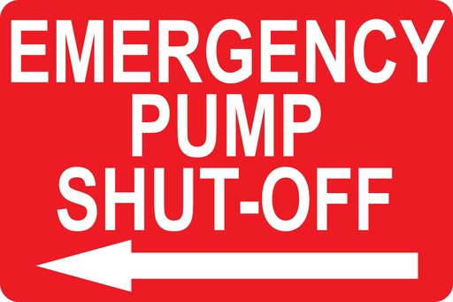 [CAS17-18] CAS17-18 - 12" x 8" Metal - Emergency Pump Shut-Off