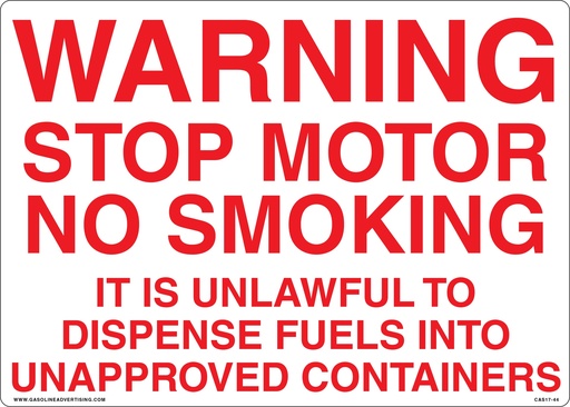 [CAS17-44] CAS17-44 - 14" x 10" Metal - Fueling Procedure