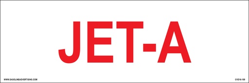 [CVD16-159] CVD16-159 - 14"W X 4"H - JET-A Decal