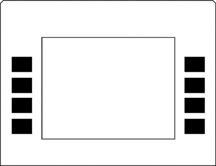 [GA-EU01003G002B] GA-EU01003G002B Monochrome Soft Key Overlay