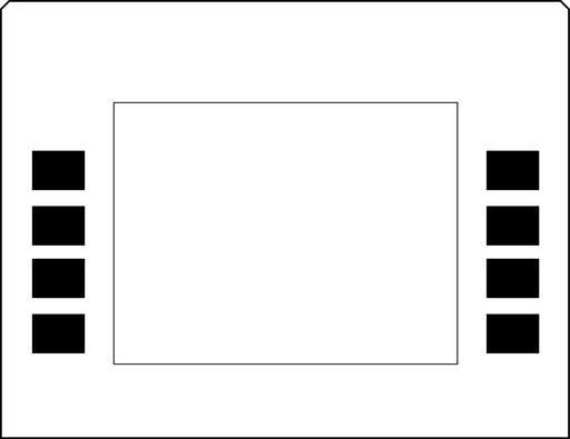 [GA-EU01003G030] DG8-PNER-C01 Monochrome Soft Key Overlay