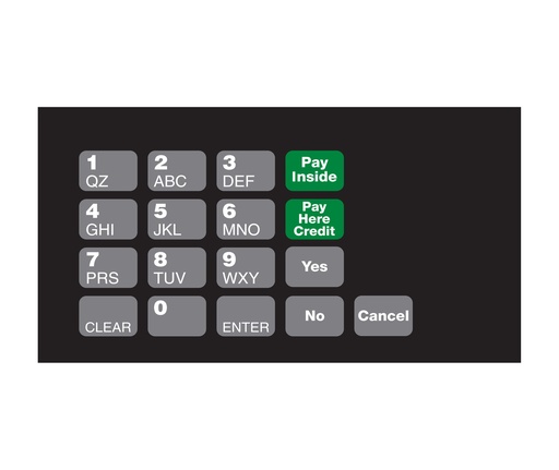 [DG10-KPO-1] DG10-KPO-1 Keypad Overlay