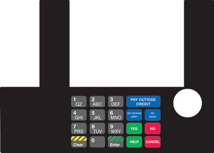 [GA-T50038-1046] GA-T50038-1046 Infoscreen Keypad Overlay