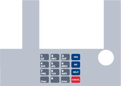 [GA-T50038-1071] GA-T50038-1071 Infoscreen Keypad Overlay