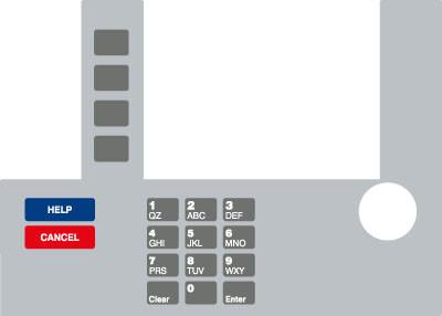 [GA-T50038-108] GA-T50038-108 Infoscreen Keypad Overlay