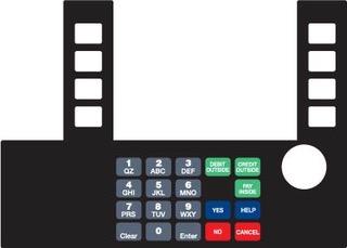 [GA-T50038-1091S] GA-T50038-1091S Infoscreen Keypad Overlay